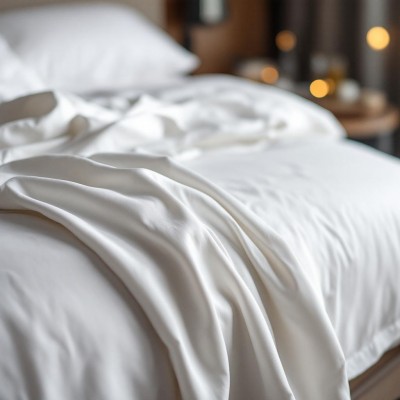 Çift kişilik Otel çarşafı 240x280cm 83 tel çizgili kumaş